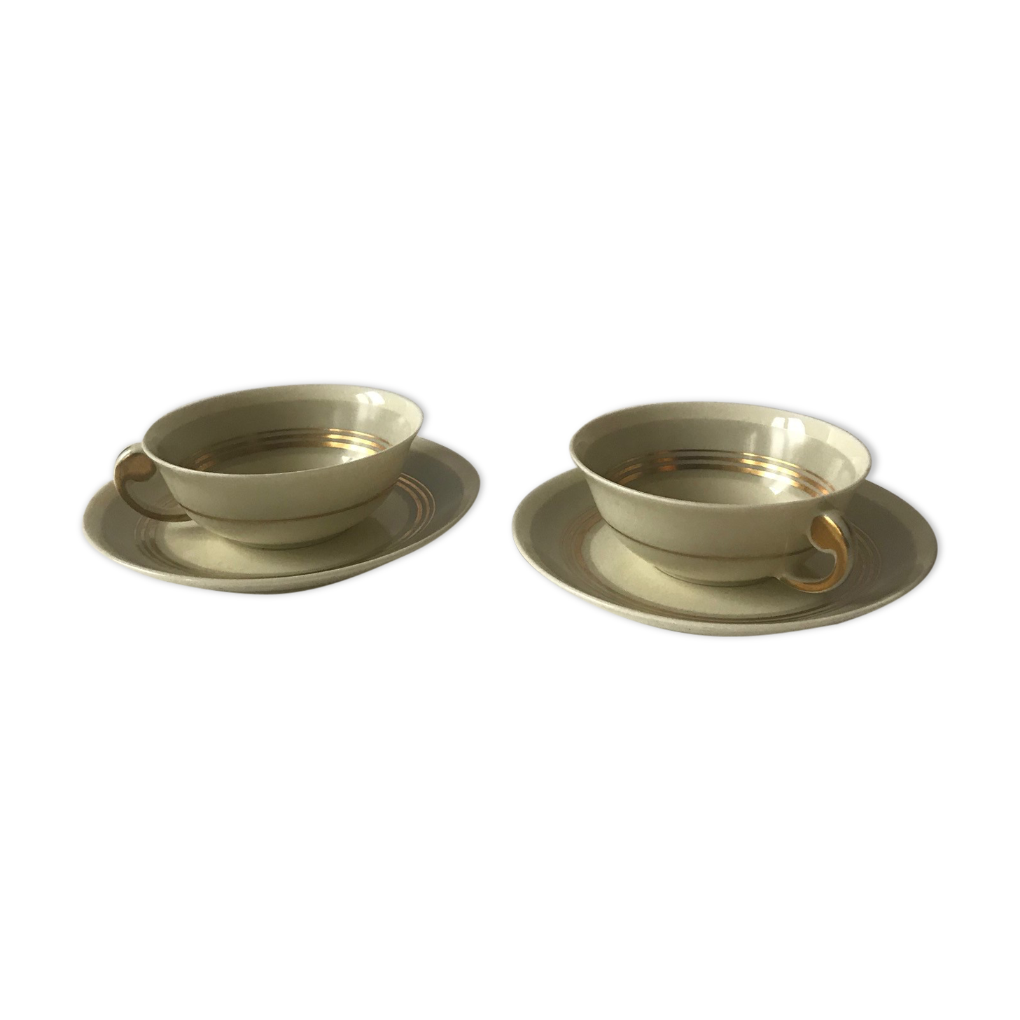 vintage porcelain cups a the