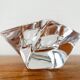 Crystal candlestick from the Tornado vintage series by Jan Johanssen for Orrefors, Sweden.