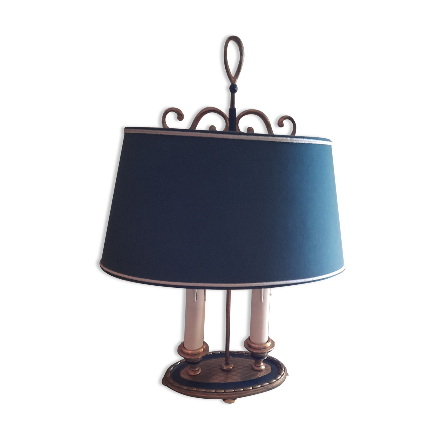 Hot water bottle style lamp 2 burners