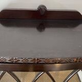 English mahogany display cabinet