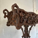 Carved oak planter