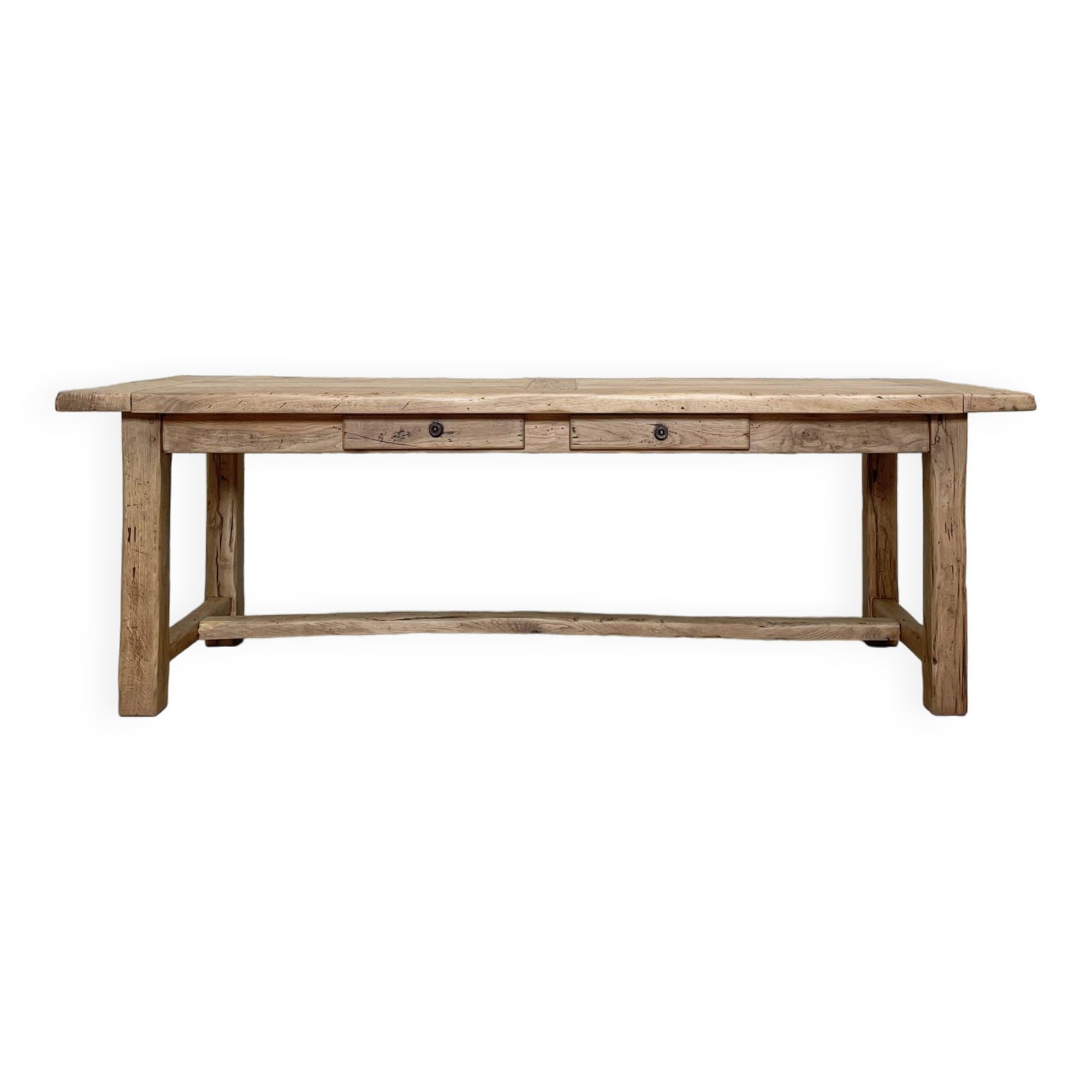 Solid oak farm table