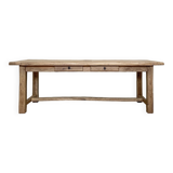 Solid oak farm table