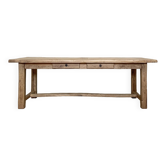 Table de ferme en chêne massif