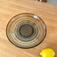 Vintage smoked glass bowl