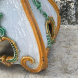 Italian ceramic garden stool