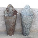 Zinc flower pot