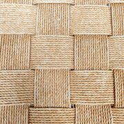 8 chaises vintage en corde et chêne