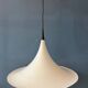 Suspension "witch's hat" white Danish Space Age Mid-Century
