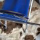 Paire de chaises bleues
