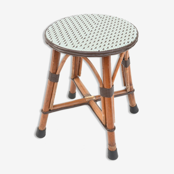 Rattan tabouret