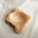 Marbled stone ashtray