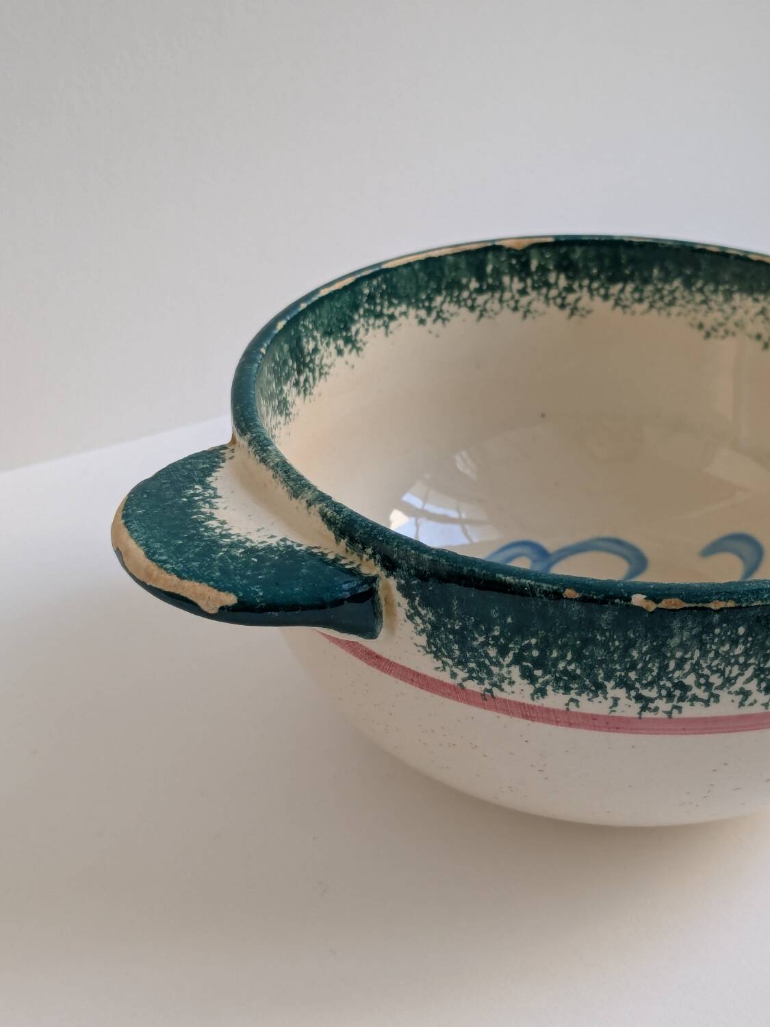 Vintage bowl with donkey motif La Fleet in Ré