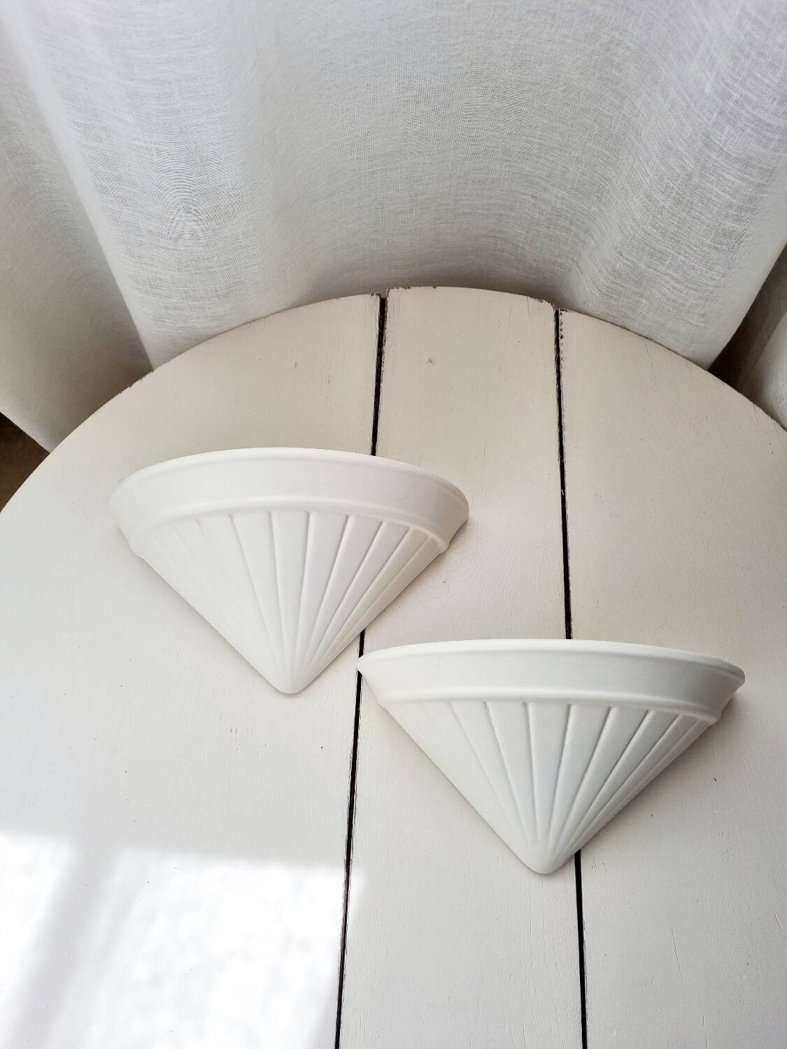 Plaster wall lights