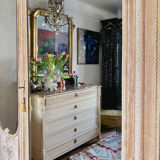 Louis XVI style mirror armoire