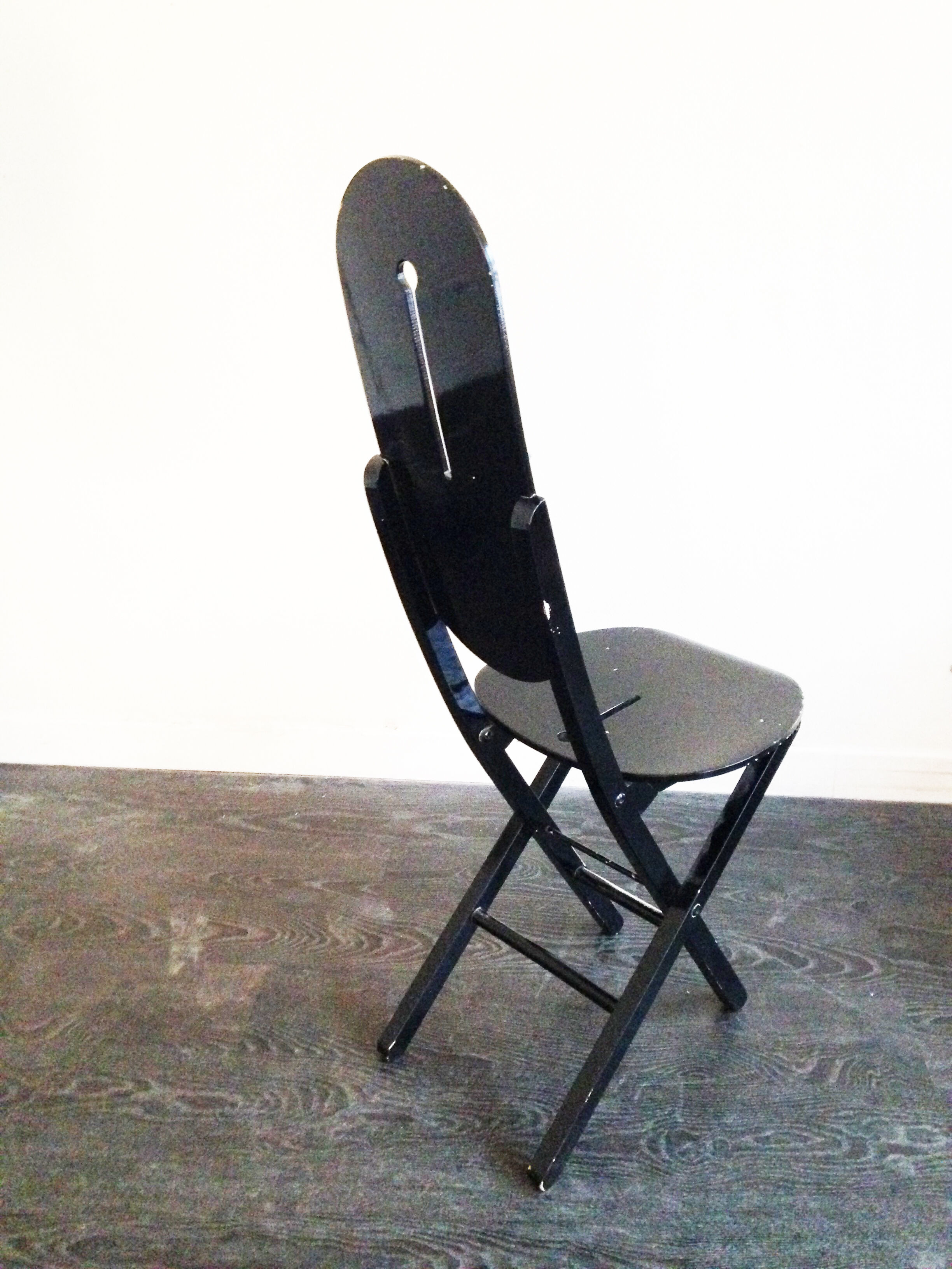 Italian design folding chair 1980