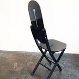 Italian design folding chair 1980