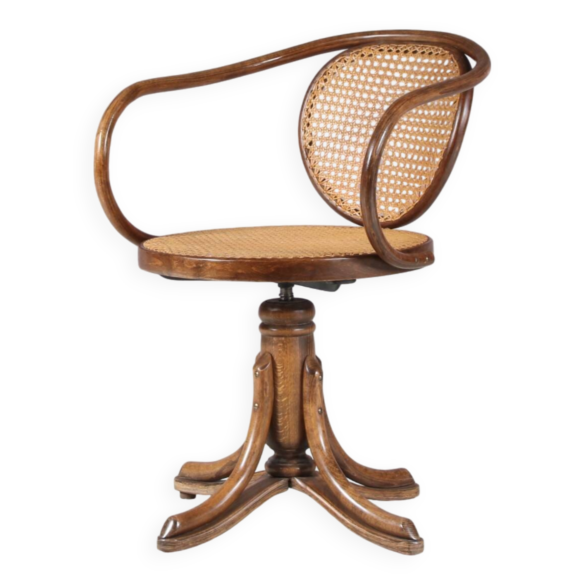 1950s desk chair “5501” by Thonet for ZPM Radomsko, Poland