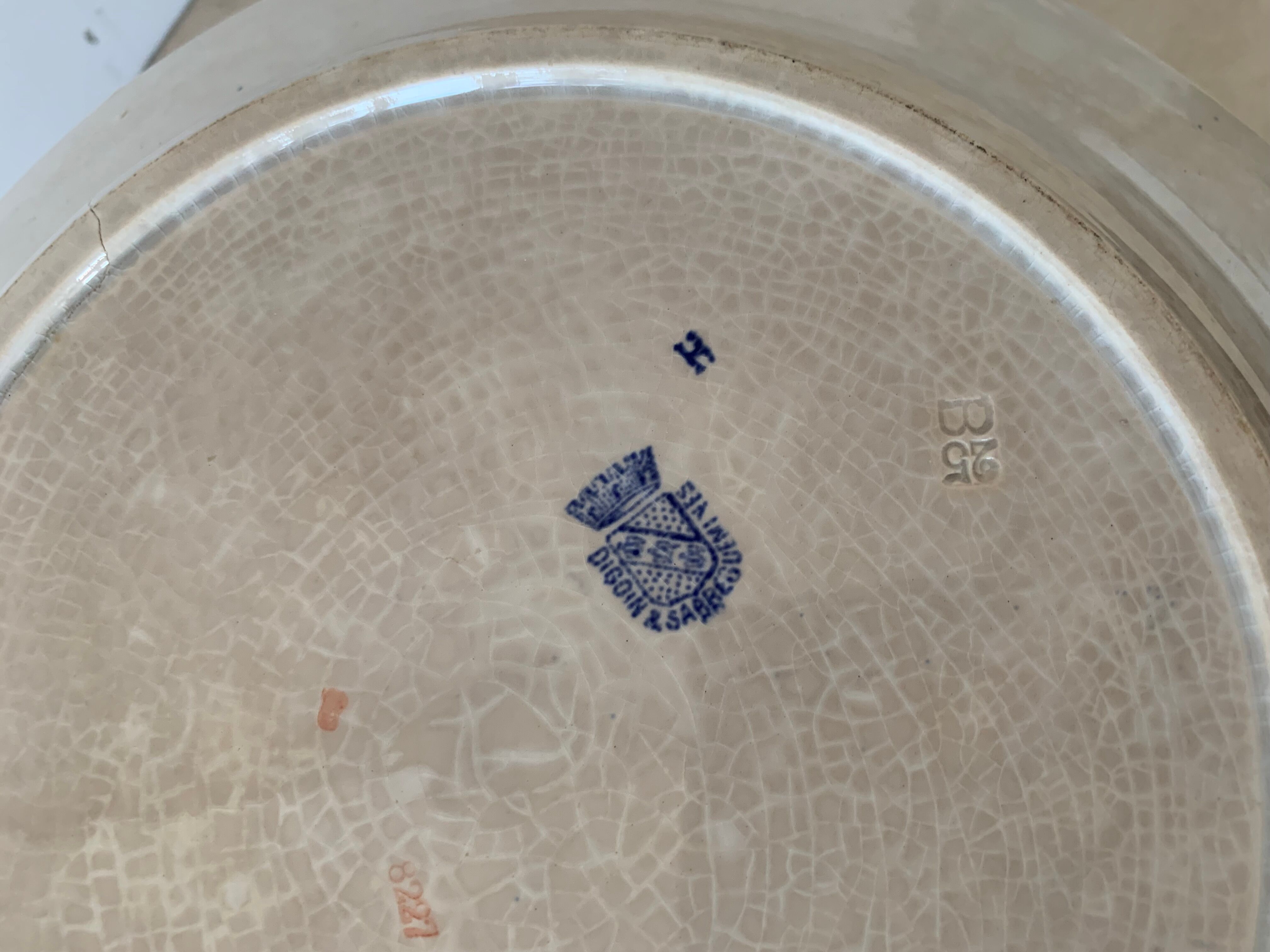 Digoin & Sarreguemines dish