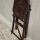 Old wooden stepladder library steps decorative foldable