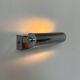 Vintage adjustable wall lamp, chrome-plated metal, modernist, France, 1940