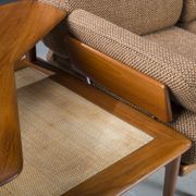 Danish Teak Fd 417 3 Seats Sofa Model Minerva by Peter Hvidt and Orla Molgaard-Nielsen for France &