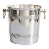 Vintage silver-plated metal ice bucket / cooler by Ercuis