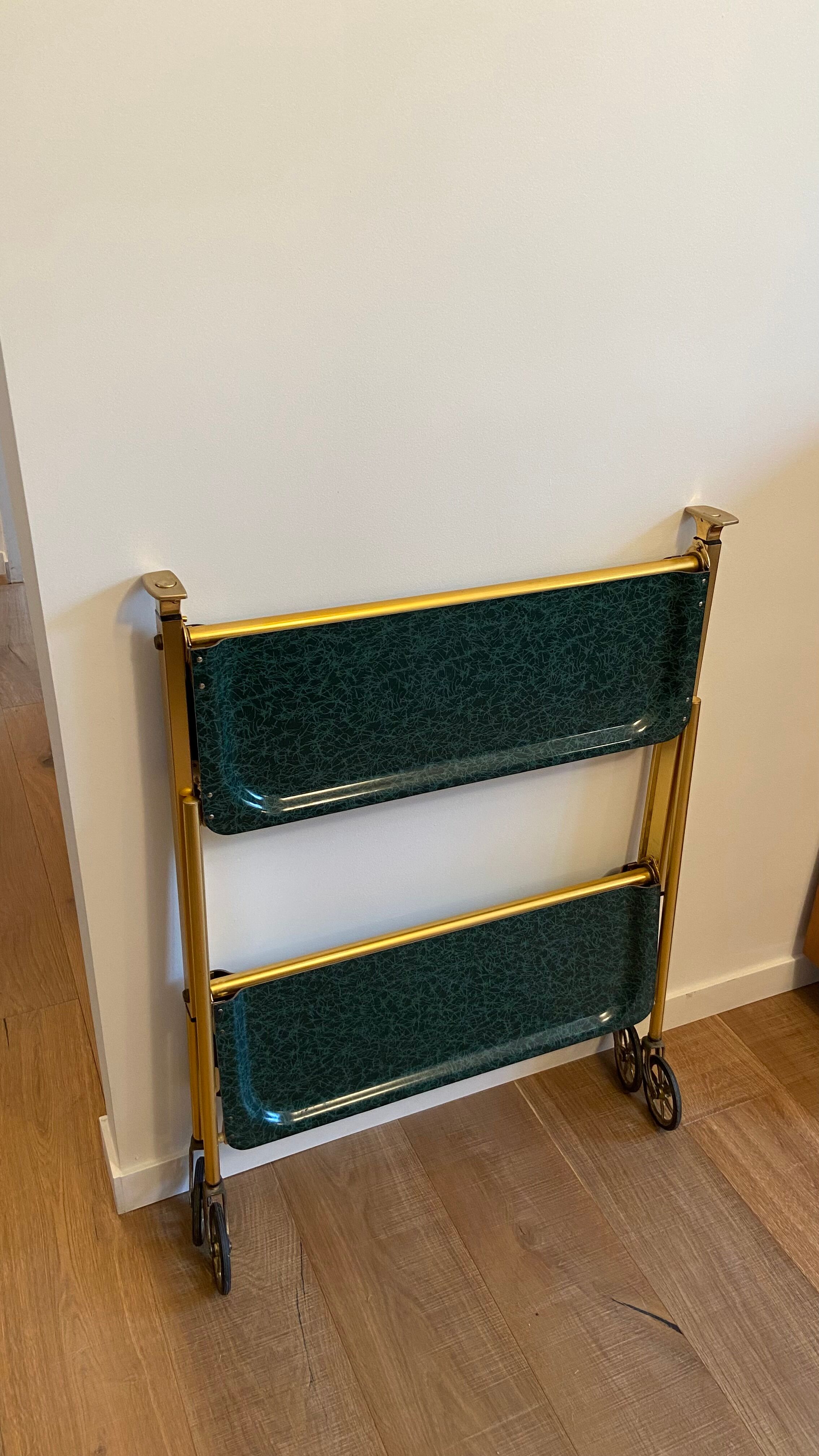 Serving rolling folding table Textable Vintage platforms