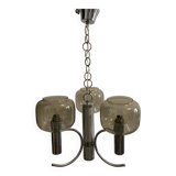 Chrome pendant light 1970 Delmas