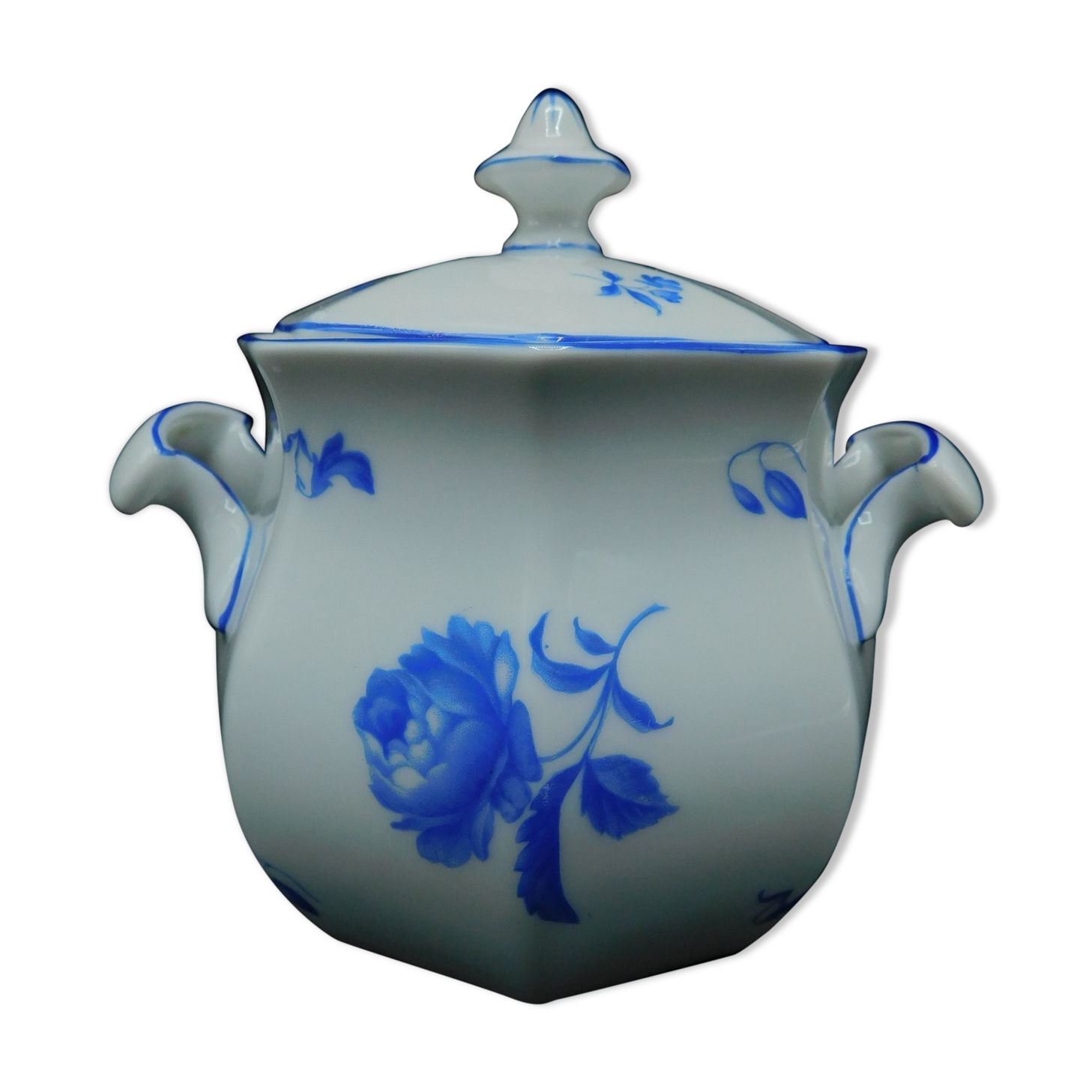 Porcelain sugar - Rosenthal Bavaria - Blue peony