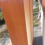 Double curtain filing cabinet