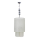 Lustre en tube de verre de Murano par Doria Leuchten. Année 60
