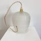 1950s frosted glass pendant light
