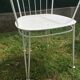 Lot of  3 metal garden chairs