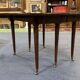 19th-century Louis XVI dining table in Cuban mahogany.