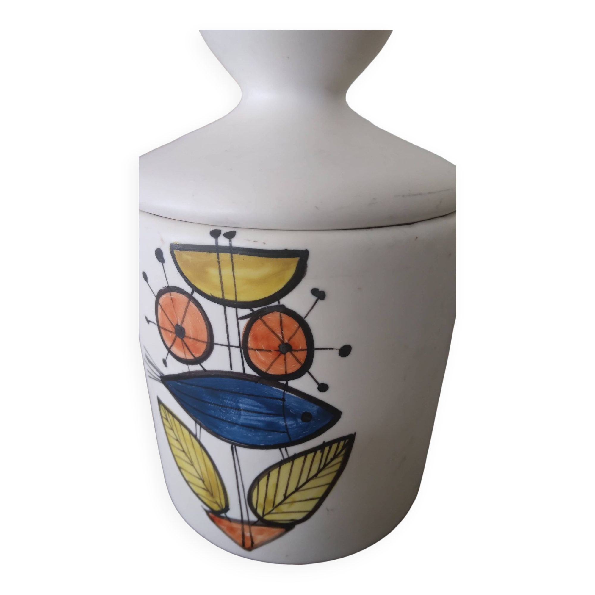 Roger Capron Vallauris tobacco pot from the 60s