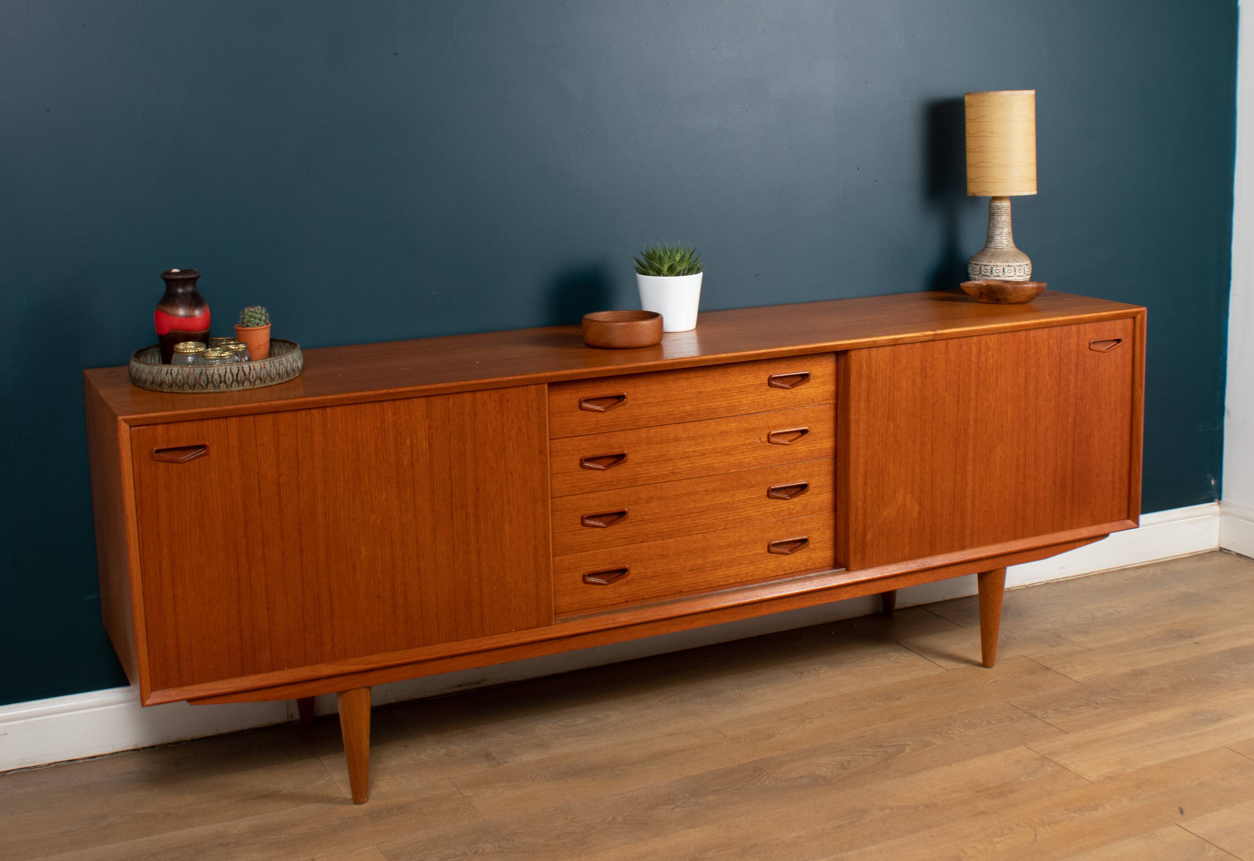 Mid-Century Danish Teak Sideboard by Clausen & Son, Denmark, 1960s
