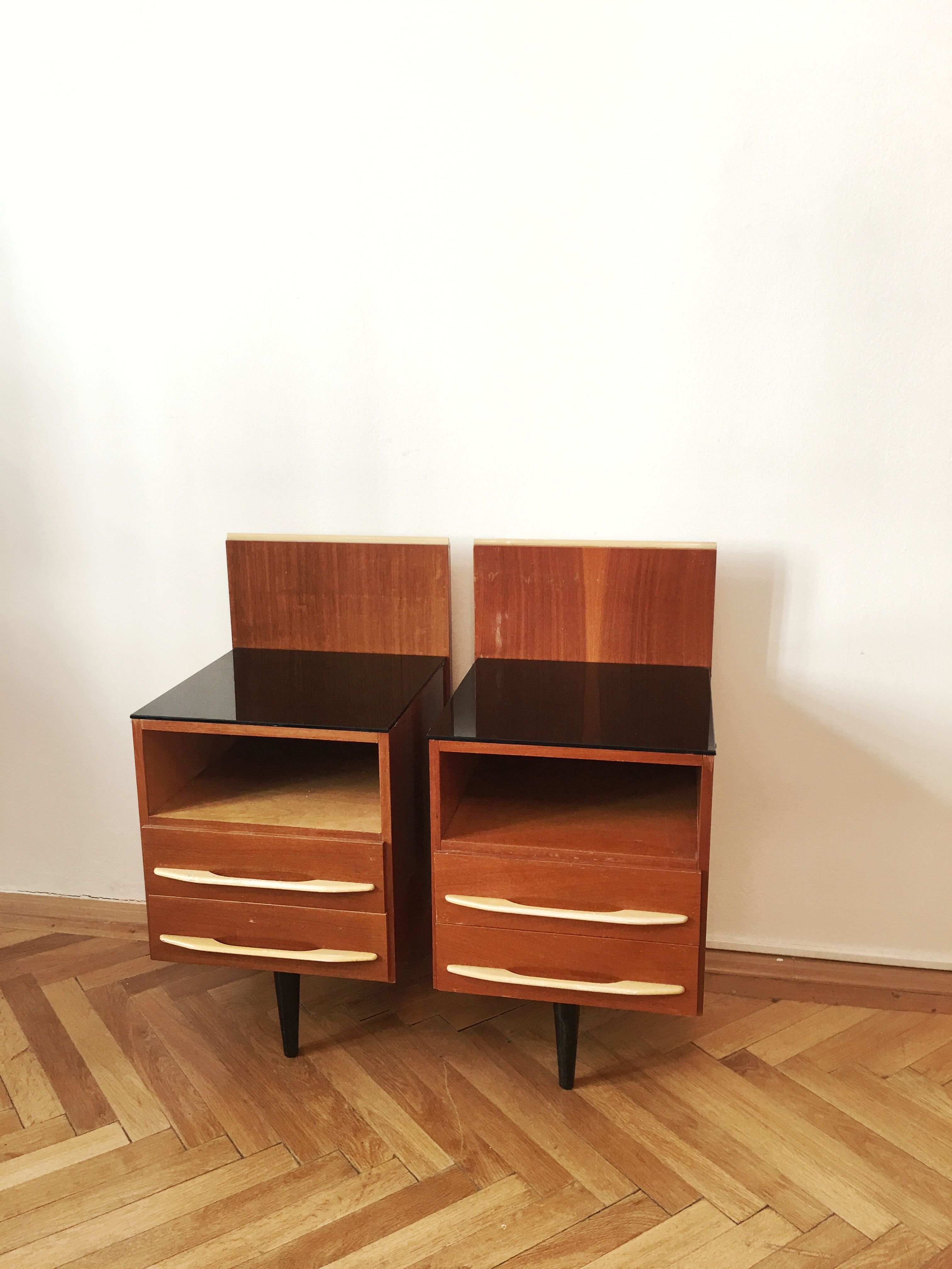 Nightstands by Mojmir Pozar for UP Zavody, 1960s, pair