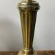 Antique brass candle holder