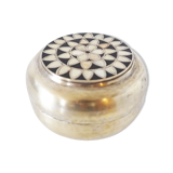 Brass and mother-of-pearl box