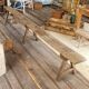 Oak bench 3m