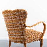 Sculptural Scandinavian Modern armchair, 1950’s