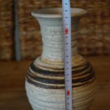 Vase ancien en grès chamotté