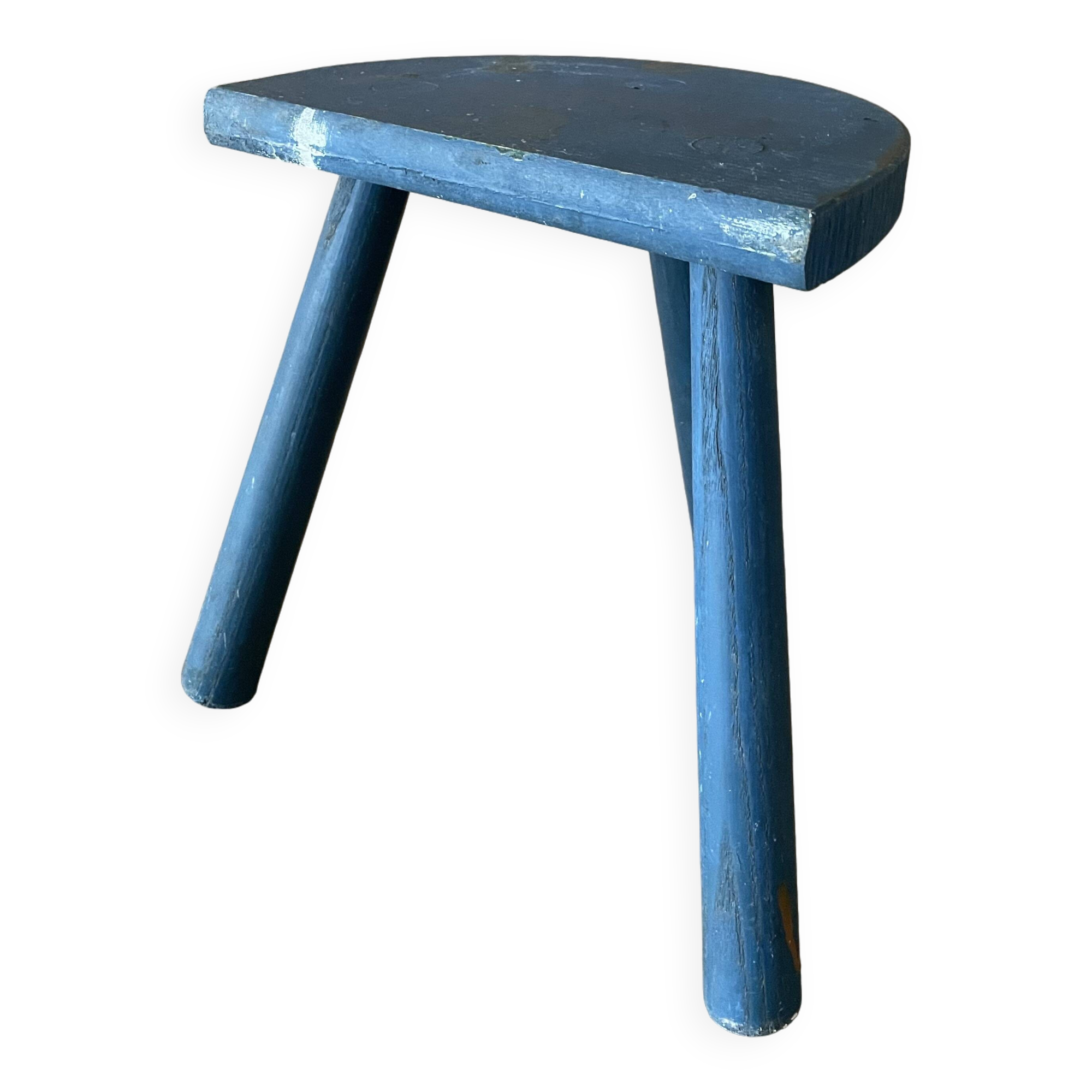 Wooden tripod stool