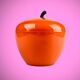 Seau à glace orange en plastique des années 1970