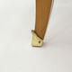 Pair of bedsides in sycamore brass mirror by Jean Pascaud 1940