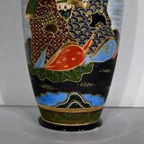 Pair of satsuma vases in japanese porcelain – early twentieth
