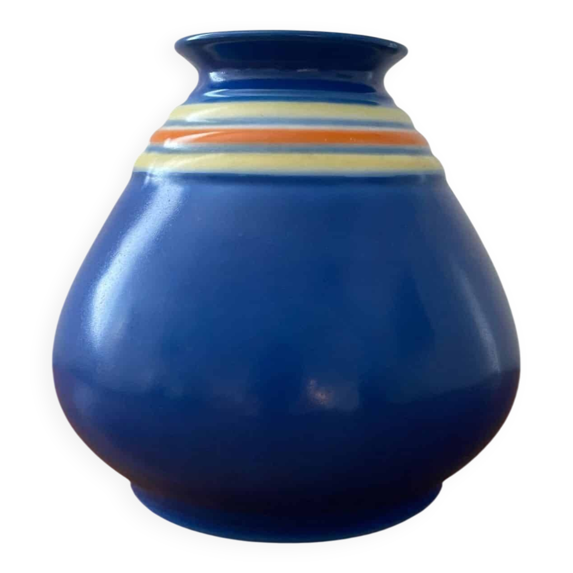 Vase en grès émaillé, céramique, style Art déco, Mosa Maastricht.