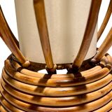 Rattan & bamboo lamp