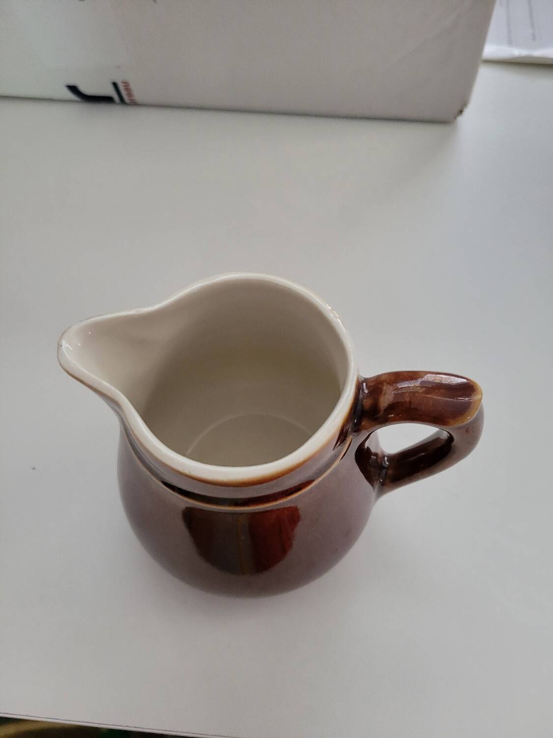 Stoneware milk jug